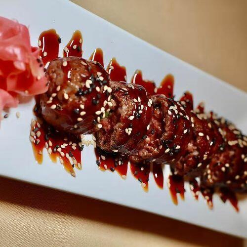 Medium Rare Vegan Steak Roll