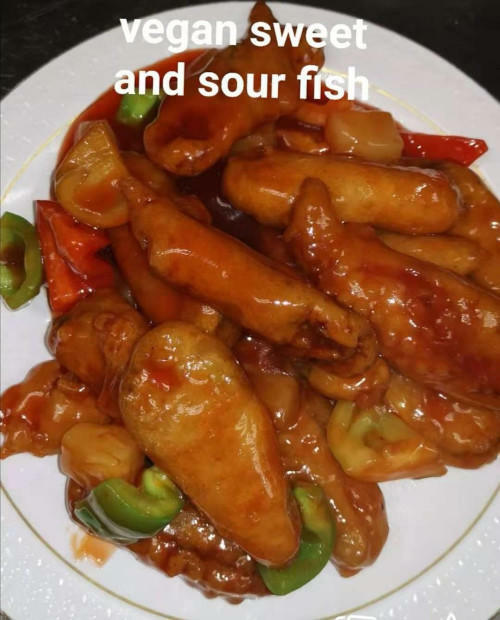 Sweet & Sour Vegan Fish