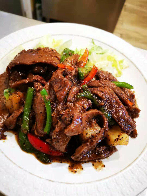 Black Pepper Beef Strip